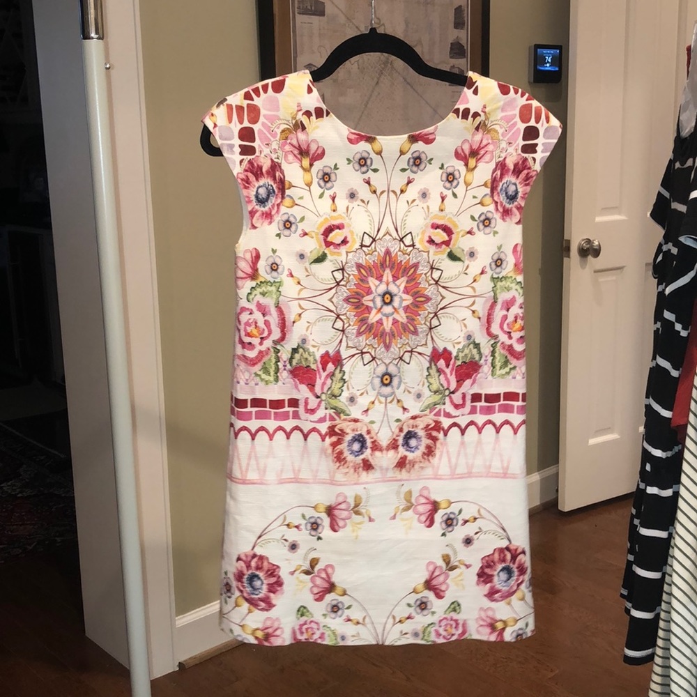 Flowery Pattern Zara Dress